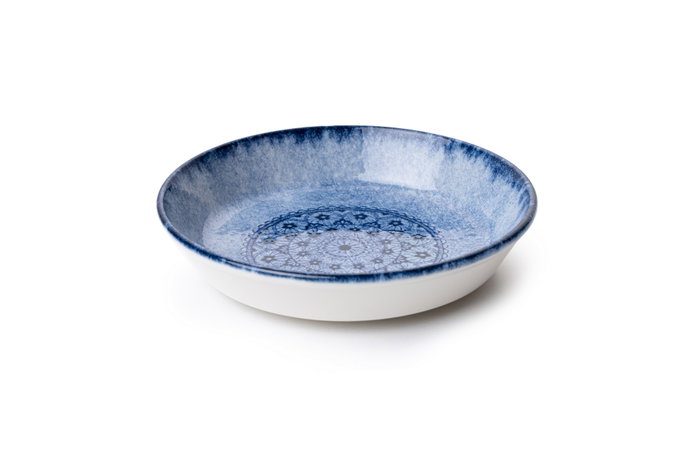Hermia Vajilla de Porcelana N25005 de 27 Piezas Azul